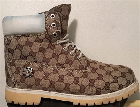 denim boots gucci|Gucci timberland boots for sale.